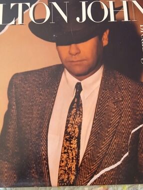 Elton John Vinyl Record - Breaking Hearts